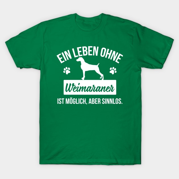 Weimaraner T-Shirt by nektarinchen